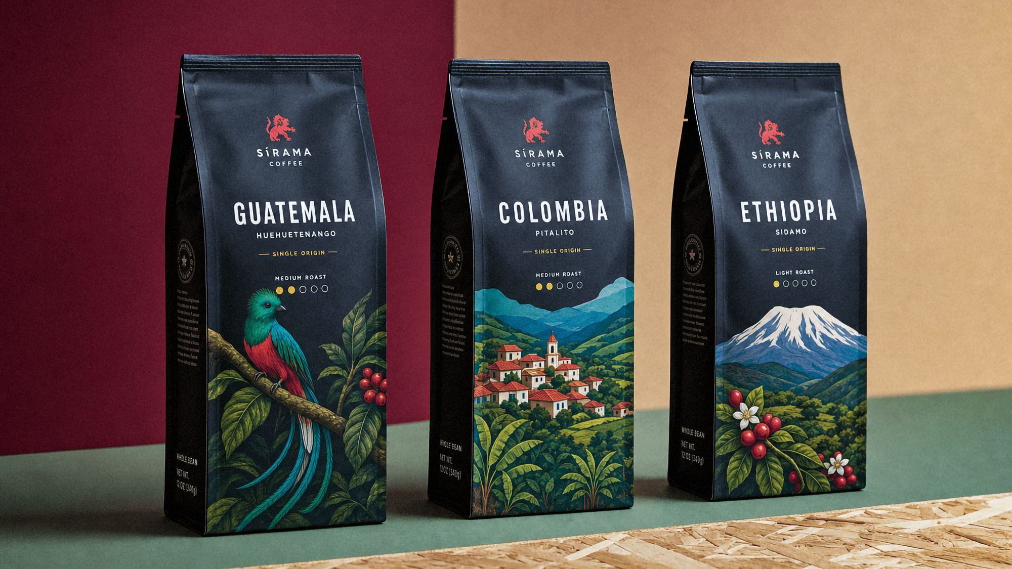 Simara Coffee — marca creada para su entrada a Estados Unidos