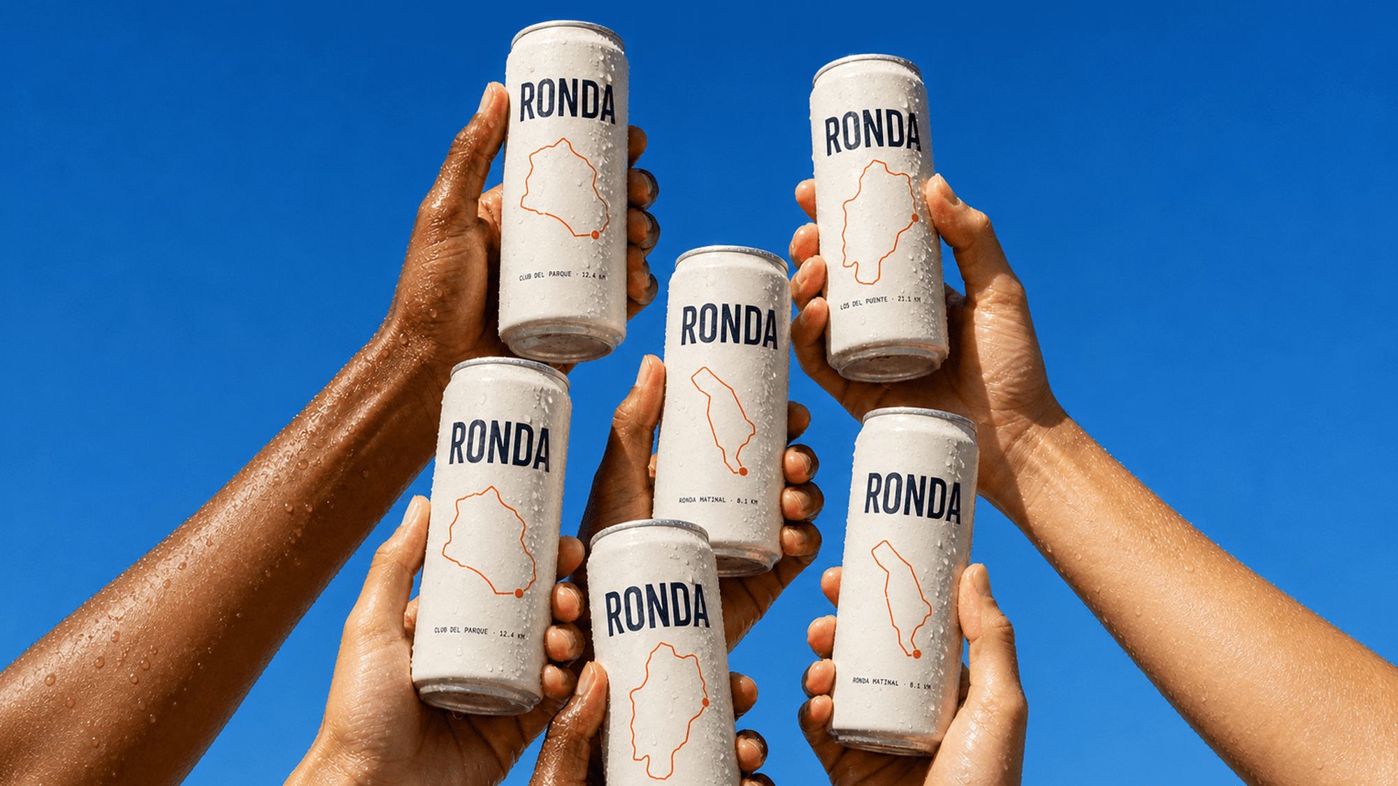 Ronda, cerveza 0.0 para clubes de running — identidad de marca